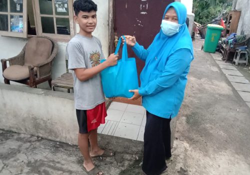 maulid nabi bersama anak yatim